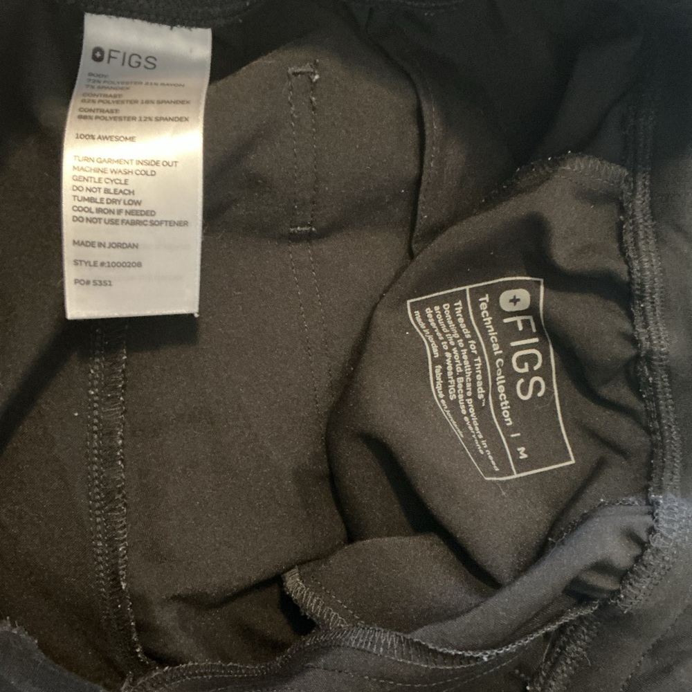 Figs Black Jogger Scrub Pants Black Technical Collection Apparel - Picture 3 of 11